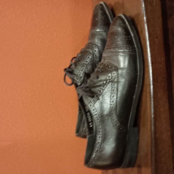 Vintage Carriage Court women's black Oxford shoes, sz 6 EUC - Picture 3 of 7